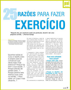 25 Razões Para Fazer Exercício